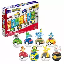 Mattel Mega Pokémon Beginner Trainer Team veiksmo figūrėlių rinkinys, 8 Pokémonai