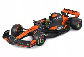 Modelis - Bburago 1:24 McLaren MCL38 Lando Norris Miami GP 2024 (Ekspozicinė prekė)