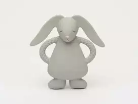 Moonie natūralaus kaučiuko kramtukas Bunny - Sidabrinis