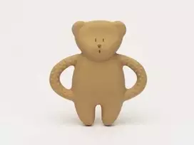 Moonie natūralaus kaučiuko kramtukas Bear Cappuccino