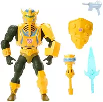 Mattel Masters of the Universe x Transformers Bumblebee Armor Man-At-Arms figure 14cm