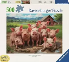 Ravensburger Dėlionė 500 vnt. - Paršiukai