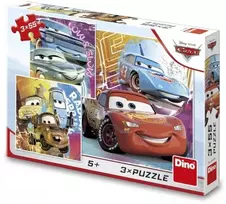 Dino Toys Dėlionė 3x55 Automobiliai Draugai