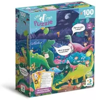 Dodo Dėlionė 100 „Ieškok ir surask dinozaurų žemę“