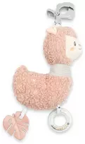 Baby Mix Mokomasis pliušinis žaislas su muzikine dėžute ir klipu New Baby Lama