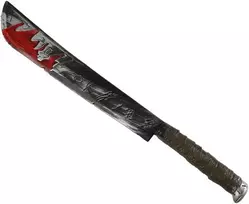 Rappa Mačetė su krauju Helovinas 74 cm