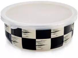 Lumarko Orion Emailinė salotų dubuo 19 cm 1,5 L su dangčiu