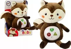 Lean Toys Pliušinė edukacinė voverė