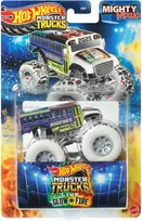 Mattel „Hot Wheels“ monstrų sunkvežimis „Live Glov & Fire Važiuoklė“ galingas mišinys JCH47