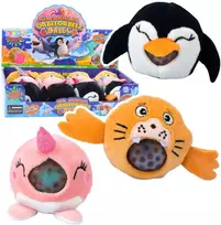 Lean Toys Minkštas pliušinis žaislas su vandens rutuliukais, 6 cm