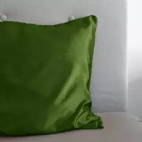 Dirbtinio šilko pagalvės užvalkalas Sleeptime Beauty Skin Care žalios spalvos 60×70 cm