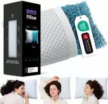 Ergonominė atminties putų pagalvė „NOXNOX® Spacepillow“, 50×70 cm – reguliuojamo aukščio ir minkštumo