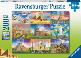 Ravensburger dėlionė, 200 detalių, paminklai