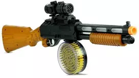 Žaislinis šautuvas AK 868-1 su šviesos ir garso efektais, 60 cm