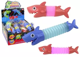 Antistresinis žaislas Pop Tube LED - Ryklys, 1 vnt.