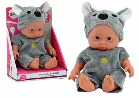 Lėlė kūdikis su koalos kepure, 21 cm