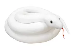 Pliušinis žaislas Gyvatė, balta, 300 cm