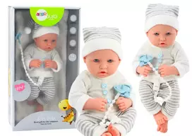 Lėlė kūdikis su čiulptuku ir antklode, 35 cm