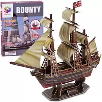 3D dėlionė – jūrinis laivas Bounty, 125 d.