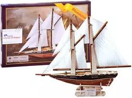 3D dėlionė burlaivis Bluenose, 80 d.