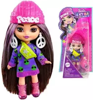 Lėlė Barbie Extra Mini Minis su kepure ir kitais priedais