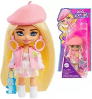 Lėlė Barbie Extra Mini Minis su berete ir kitais priedais