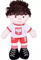 Skudurinė lėlė - futbolininkas, 40 cm