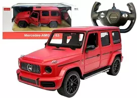 Automobilis Mercedes G63 Rastar R/C su nuotolinio valdymo pultu, raudonas