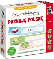 Kapitan Nauka Kapitono mokslo lavinamasis rinkinys. Mokymasis mokytis Lenkijos. Knyga + rašymo dėlionė KS1220