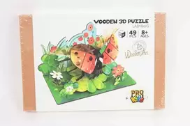 Dėlionė Pro Eximp Puzzle drewniane 3D Biedronka w kwiatach 12572