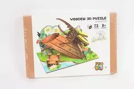 Dėlionė Pro Eximp Puzzle drewniane 3D Chrzšszcz na drzewie 12619