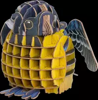 MAKEBUG 3D popierinė delionė Didysis baltasis ryklys, MB-B-0010