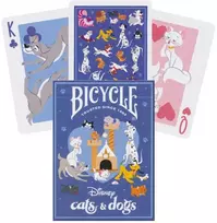 Bicycle Disney Šunys ir Katės žaidimo kortos – šeimai, pokeriui, kolekcijai