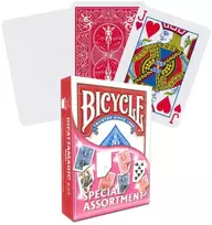 Bicycle Special Assortment triukų kortos magams – raudona kaladė