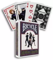Jujutsu Kaisen Bicycle žaidimo kortos – pokerio dydis, anime gerbėjams