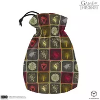 Sostų karai kauliukų maišelis su Westeros herbais, RPG – Q Workshop