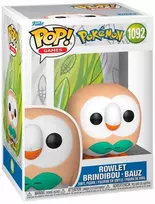 FUNKO POP! Vinilinė figūrėlė: Pokemon - Rowlet Brindibou Bauz, 9 cm