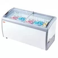 Šaldiklis Vevor 460 l talpos ledų vitrininė šaldymo dėžė