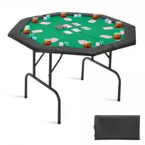 Vevor 1220 mm sulankstomas pokerio stalas 8 žaidėjams