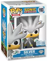 FUNKO POP! Vinilinė figūrėlė: Sonic The Hedgehog - Silver, 9.5 cm