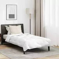 Patalynės komplektas Antklodė su pagalve 2 pcs Balta Mikropluoštas