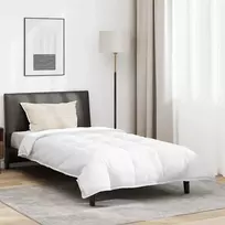 2-in-1 Antklodė su pagalve 2 vnt. Balta Plunksna