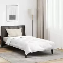 Patalynės komplektas Antklodė su pagalve 2 pcs Balta Mikropluoštas