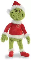 Grinch Grinčas - pliušinis žaislas / mielas Grinčas Kalėdų Senelio kostiume, 43 cm, ekologiškas