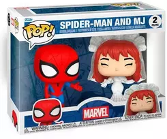 FUNKO POP! Vinilinių figūrėlių rinkinys: Marvel: Žmogus-voras ir MJ, ~8 cm (2 vnt.)