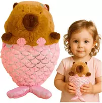 Lean Toys Žaislinė kapibara undinėlė 28 cm