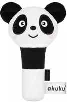 Akuku minkštas pliušinis žaisliukas/ barškutis Panda, A0706
