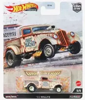 Kolekcinis transportas - Mattel Hot Wheels Automobilių kultūra Circuit Legend 33 Willys Gasser Pick Up