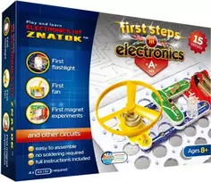 Znatok Elektronikos komponentų rinkinys A (15 eksperimentų)