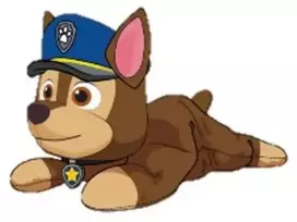 Spin Master Paw Patrol ginklo kepurė ir antkaklis pliušinis žaislas 20 cm - Chase